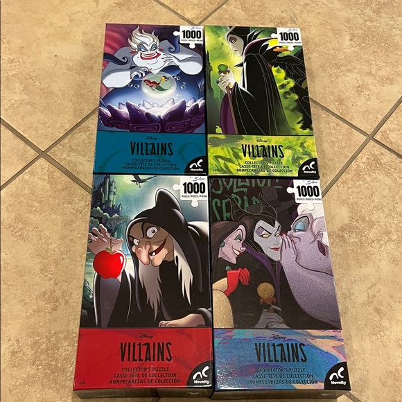 Disney Villains Puzzle Collection - Red, Green, Purple - Picture 3 of 3